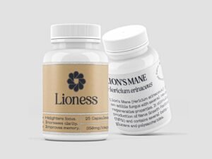 Lions Mane Supplement Capsules