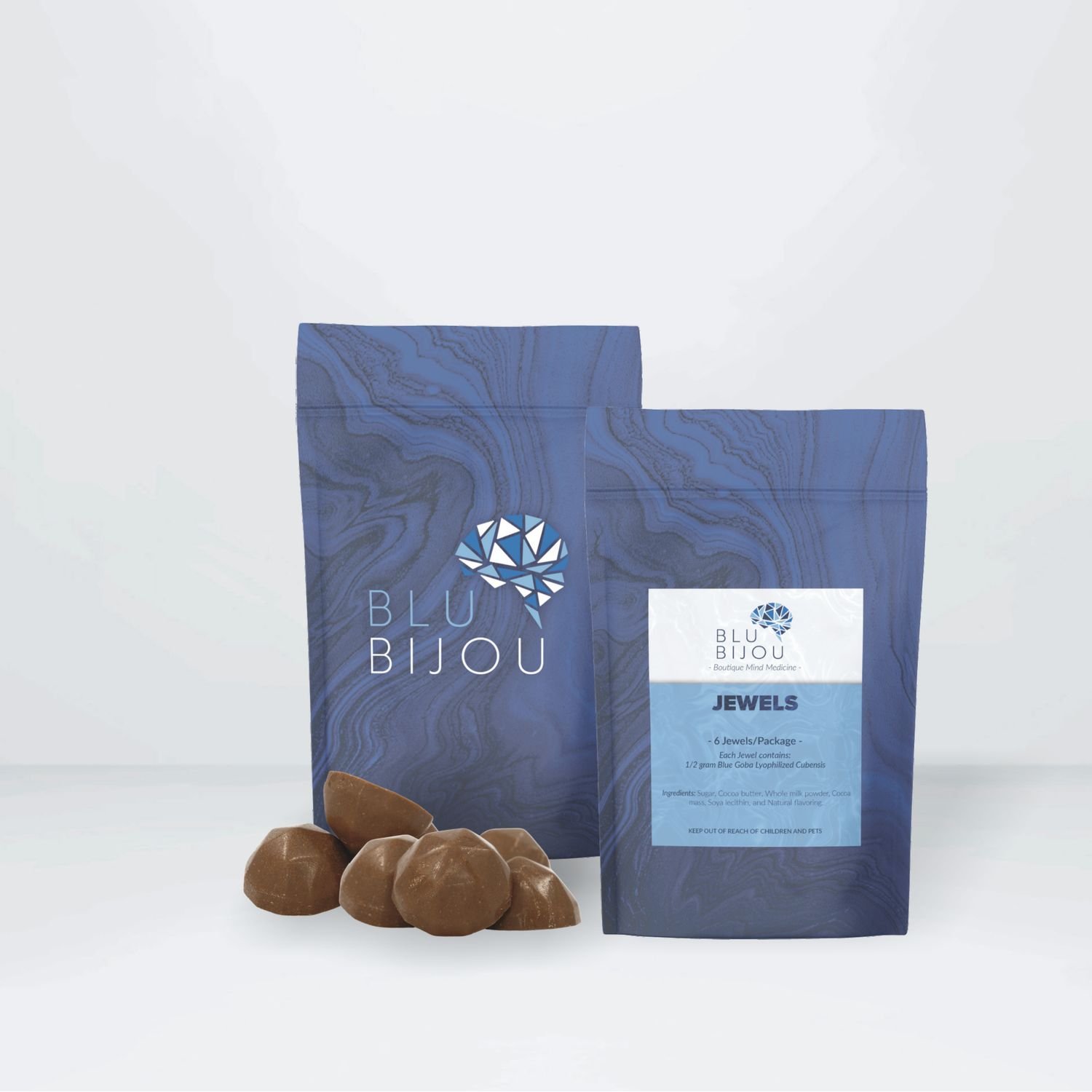 BLU BIJOU Jewels (1/2 gram chocolates)